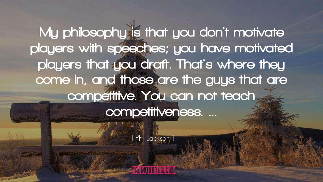 Competitive Jealousy quotes by Phil Jackson