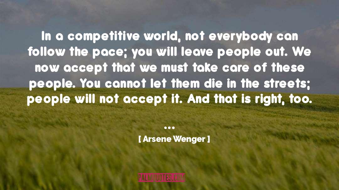 Competitive quotes by Arsene Wenger
