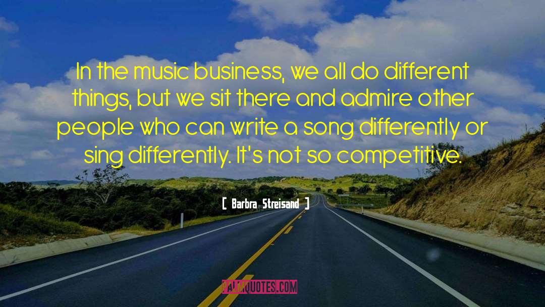Competitive Sports quotes by Barbra Streisand
