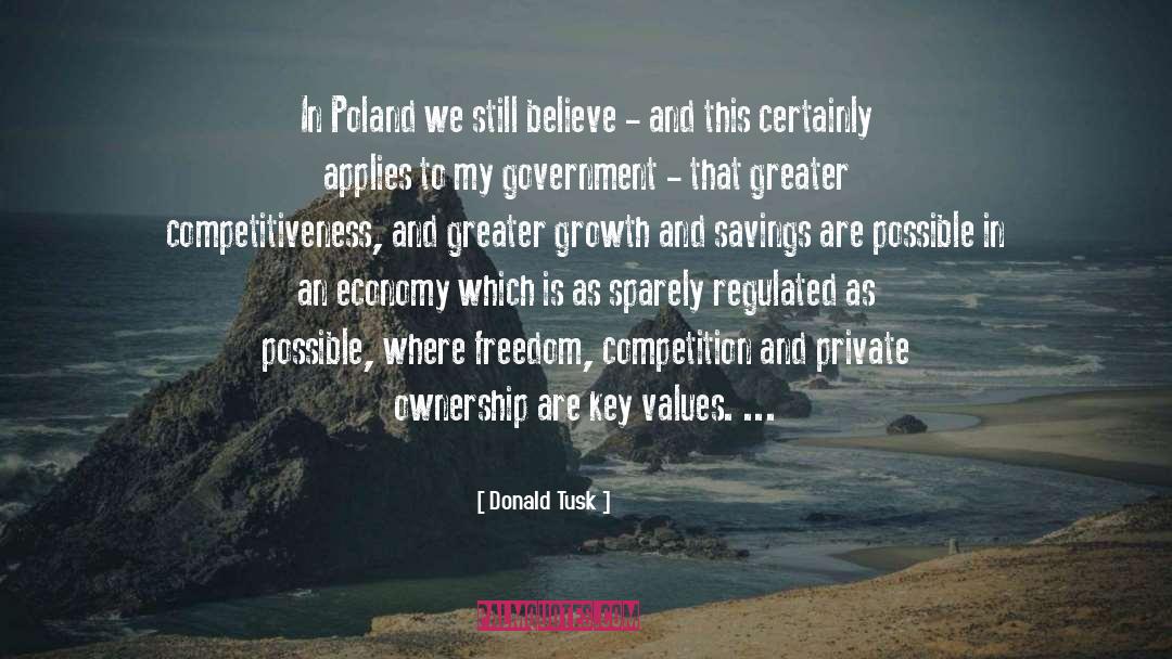 Competitiveness quotes by Donald Tusk
