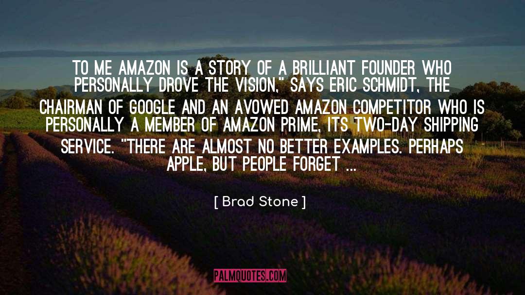 Competitor quotes by Brad Stone