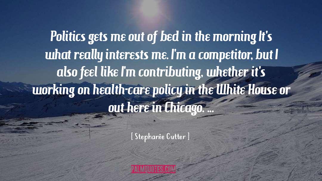 Competitor quotes by Stephanie Cutter