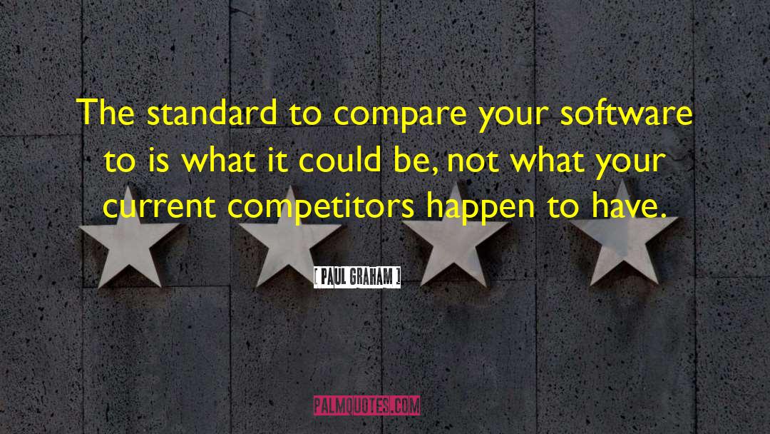 Competitors quotes by Paul Graham