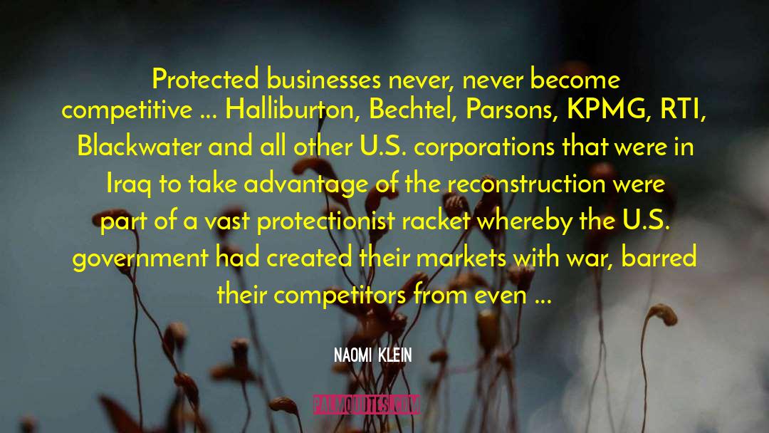 Competitors quotes by Naomi Klein