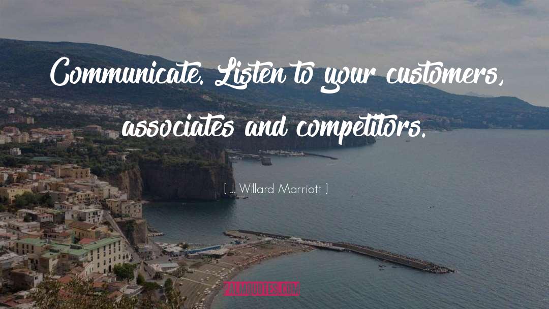 Competitors quotes by J. Willard Marriott