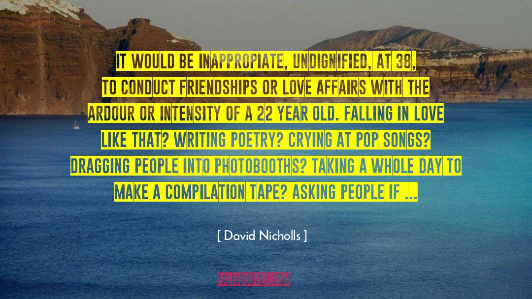 Compilation quotes by David Nicholls