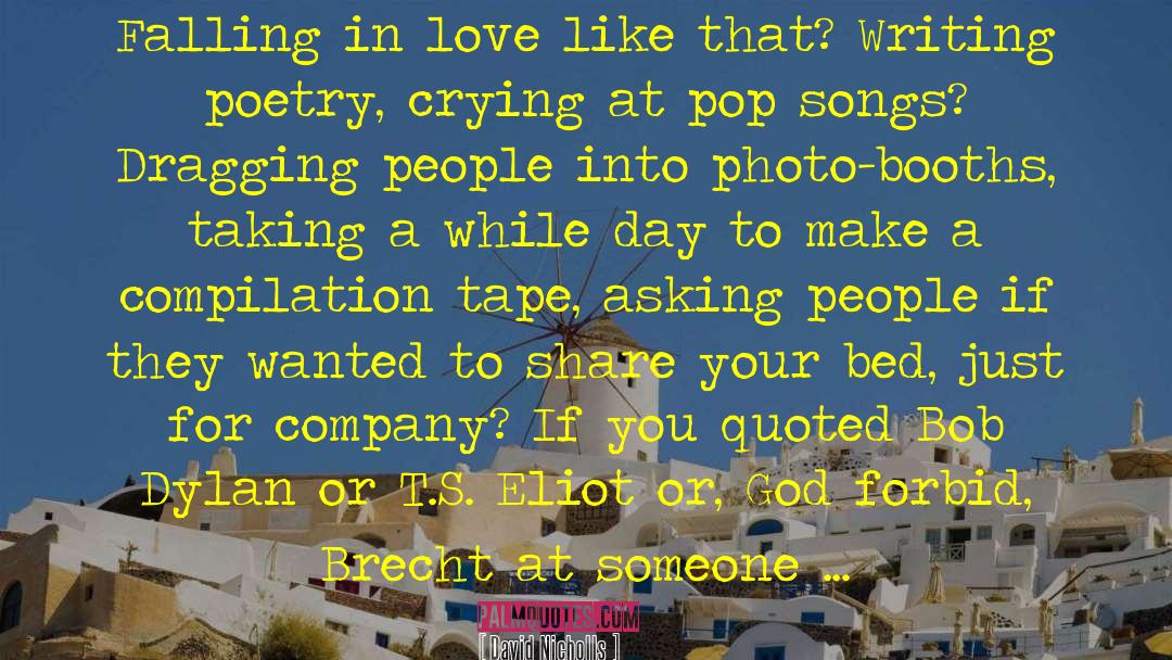 Compilation quotes by David Nicholls