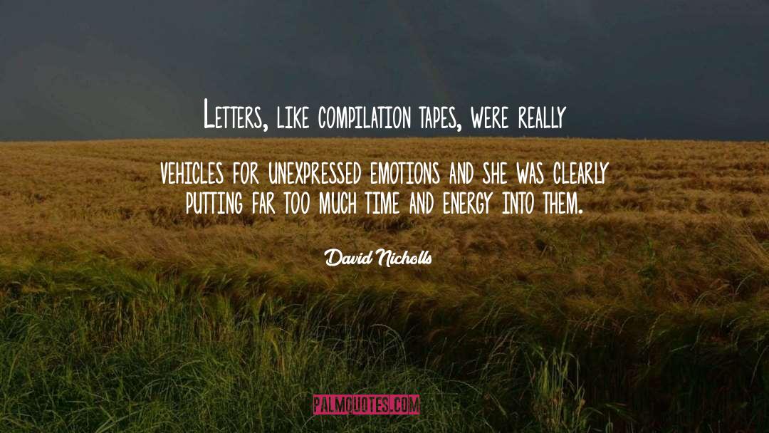 Compilation quotes by David Nicholls