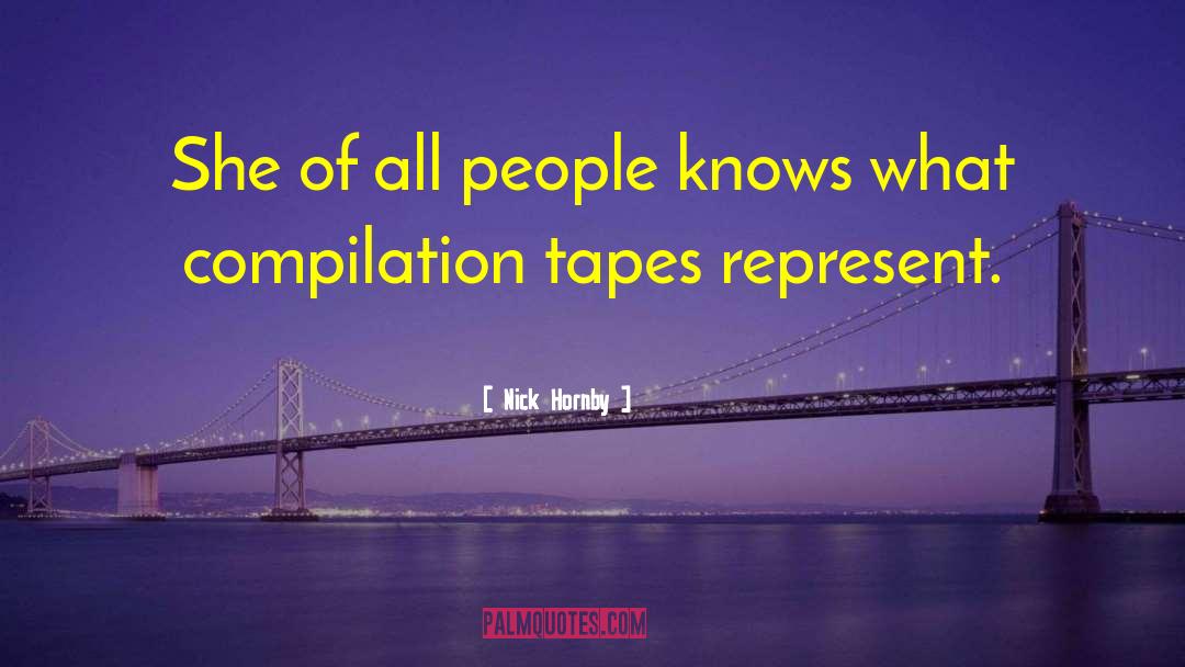 Compilation quotes by Nick Hornby