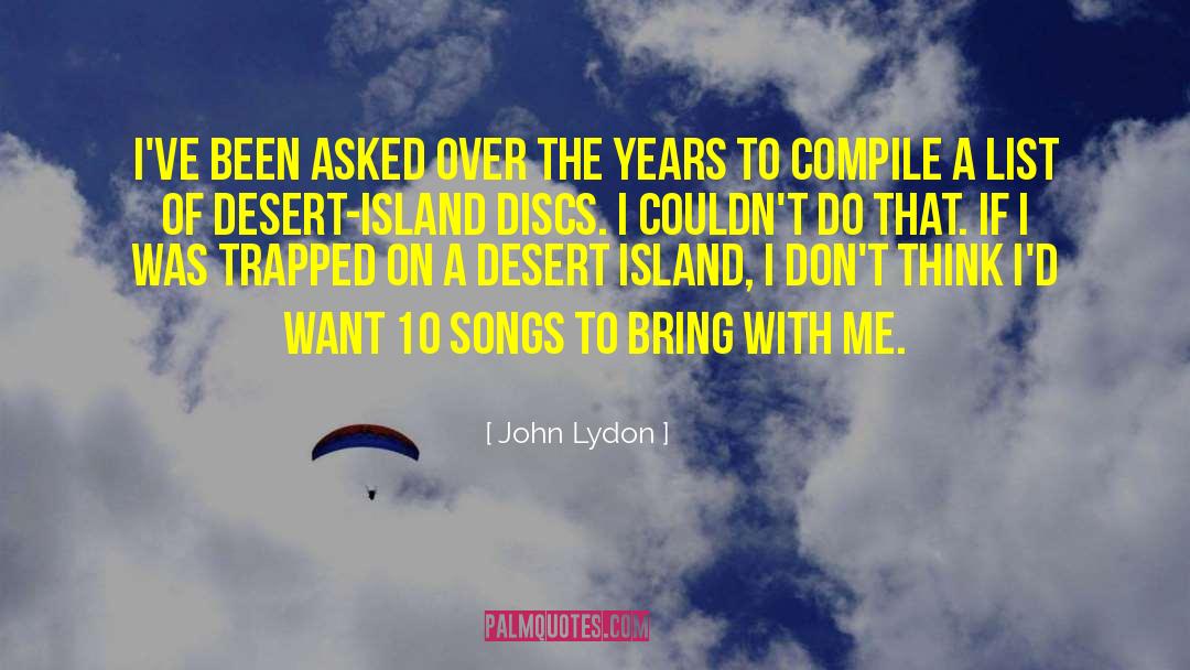 Compile quotes by John Lydon