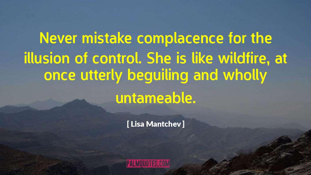 Complacence quotes by Lisa Mantchev