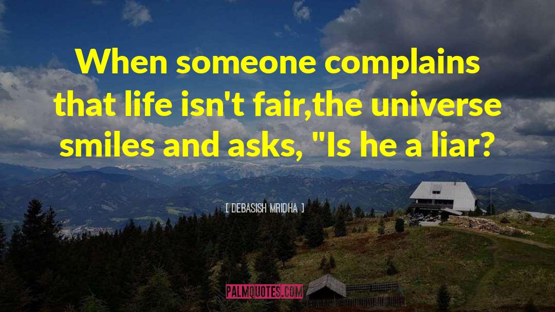 Complains quotes by Debasish Mridha