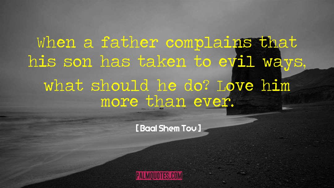 Complains quotes by Baal Shem Tov