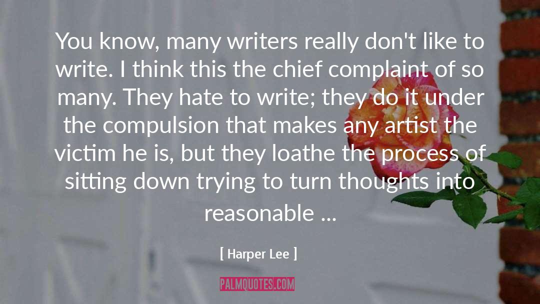 Complaint quotes by Harper Lee