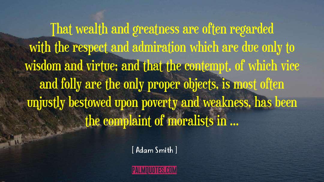 Complaint quotes by Adam Smith