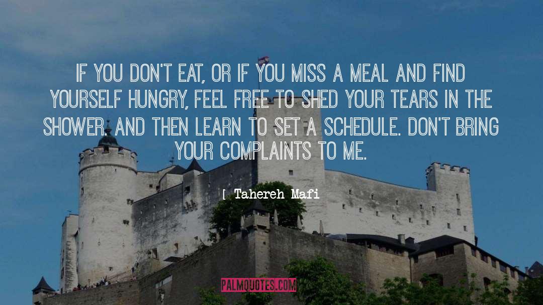 Complaints quotes by Tahereh Mafi