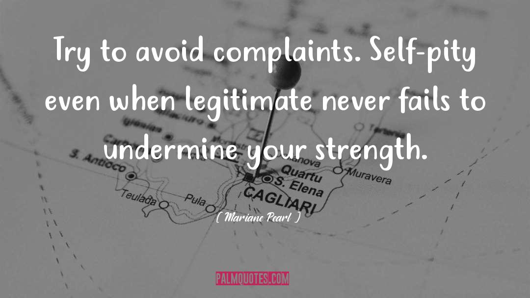 Complaints quotes by Mariane Pearl