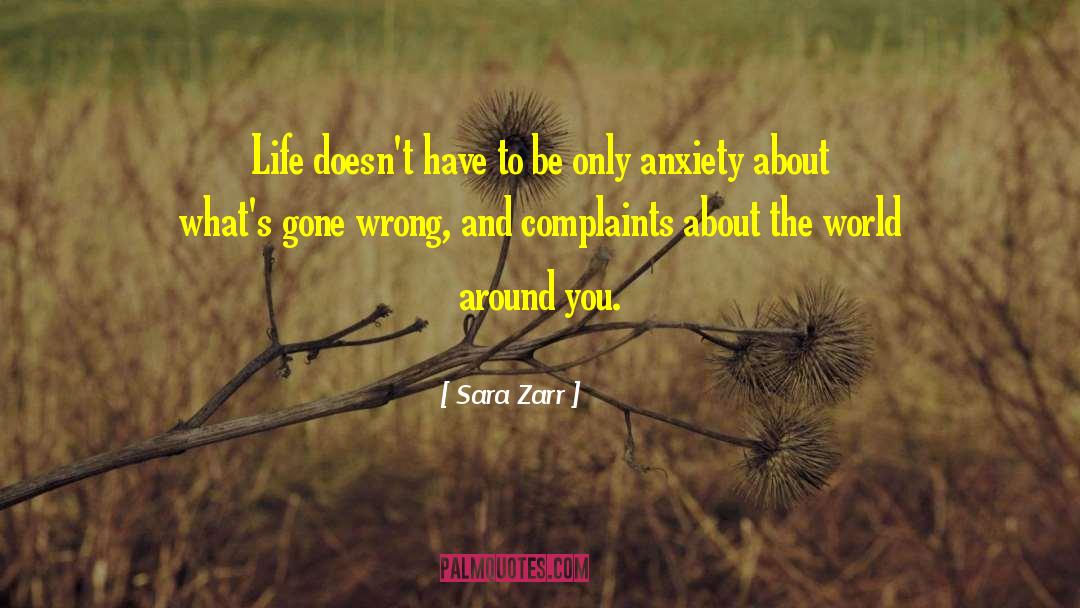 Complaints quotes by Sara Zarr