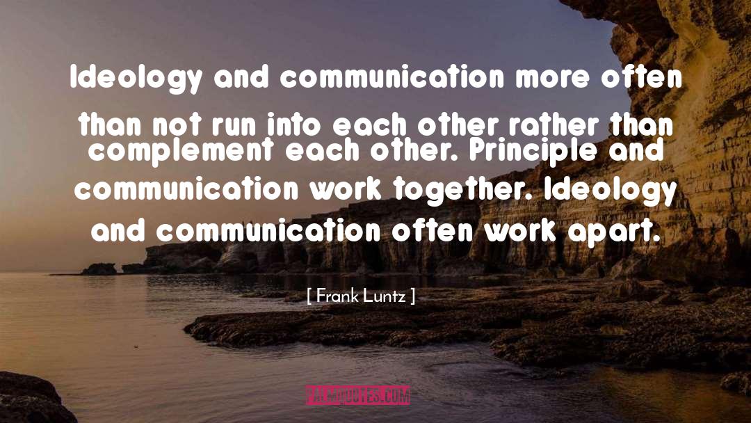 Complement quotes by Frank Luntz