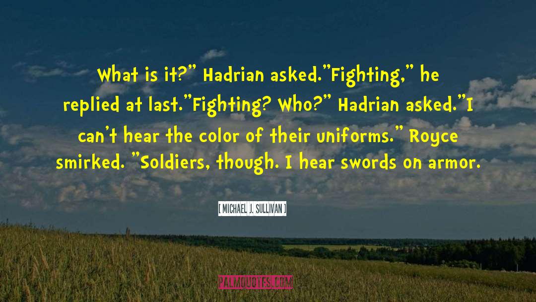Complementary Color quotes by Michael J. Sullivan