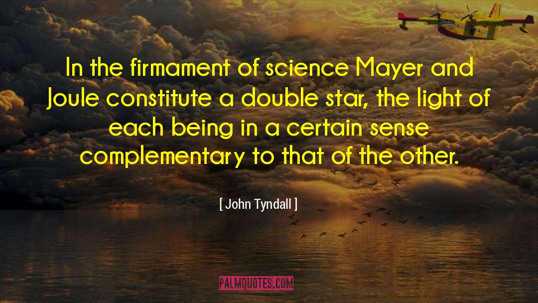 Complementary quotes by John Tyndall