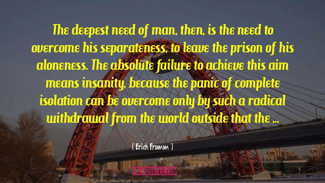 Complete These quotes by Erich Fromm