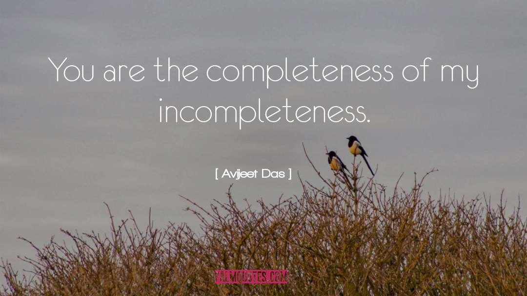 Completeness quotes by Avijeet Das