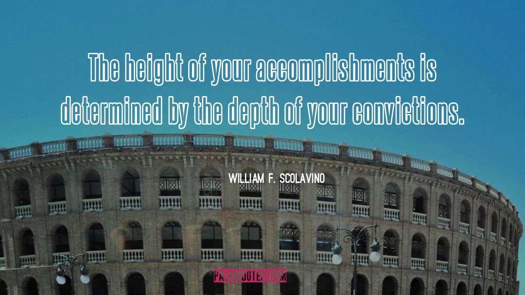 Completing Goals quotes by William F. Scolavino