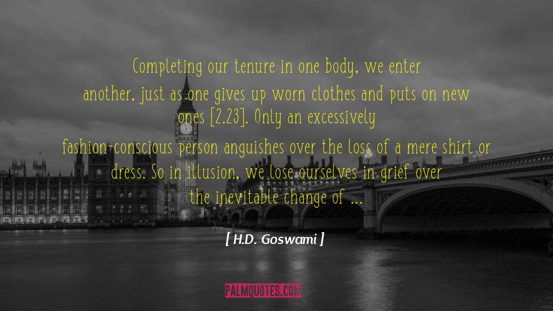 Completing quotes by H.D. Goswami