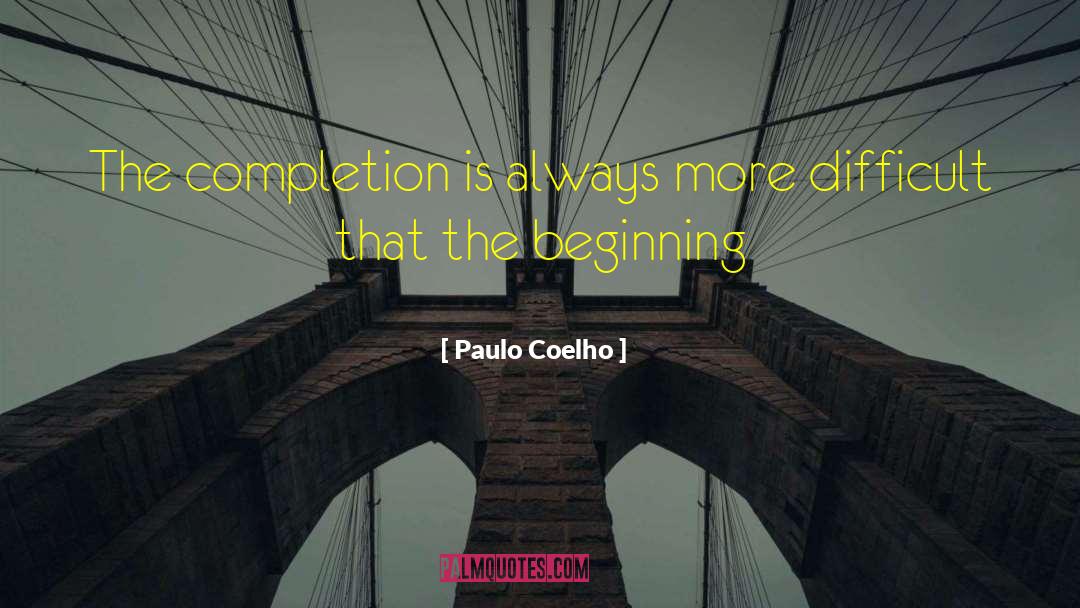 Completion Agenda quotes by Paulo Coelho