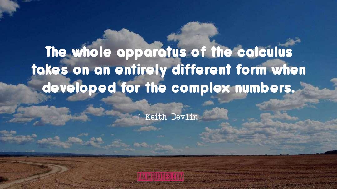 Complex Numbers quotes by Keith Devlin