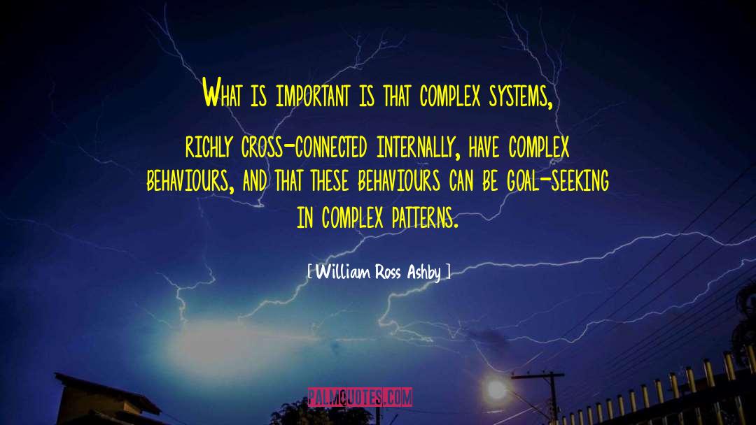 Complex Systems quotes by William Ross Ashby