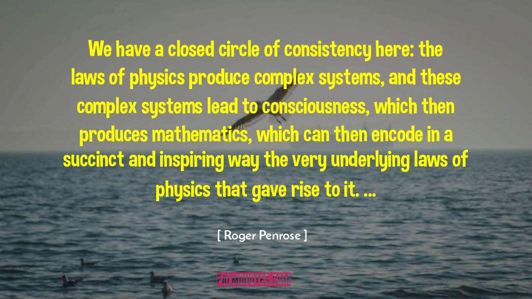 Complex Systems quotes by Roger Penrose