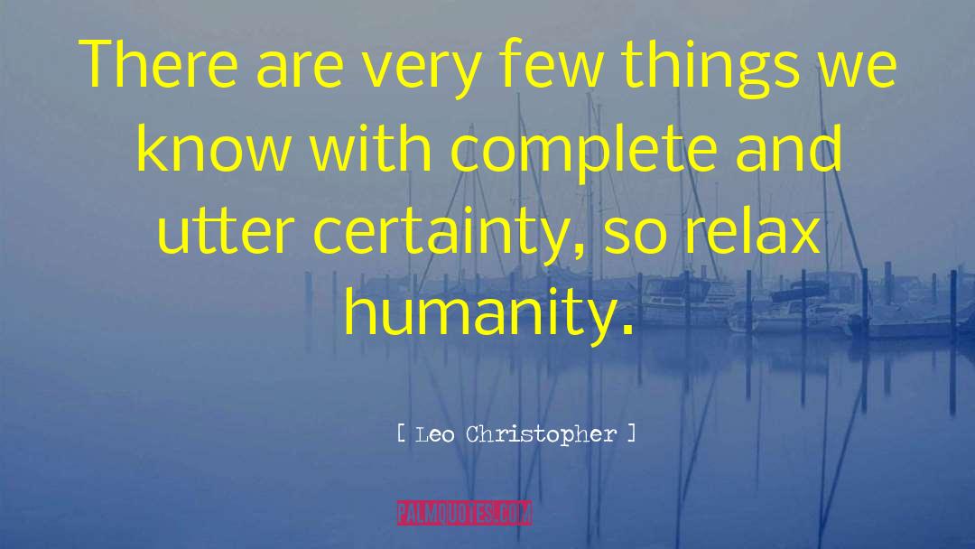 Complex Things quotes by Leo Christopher