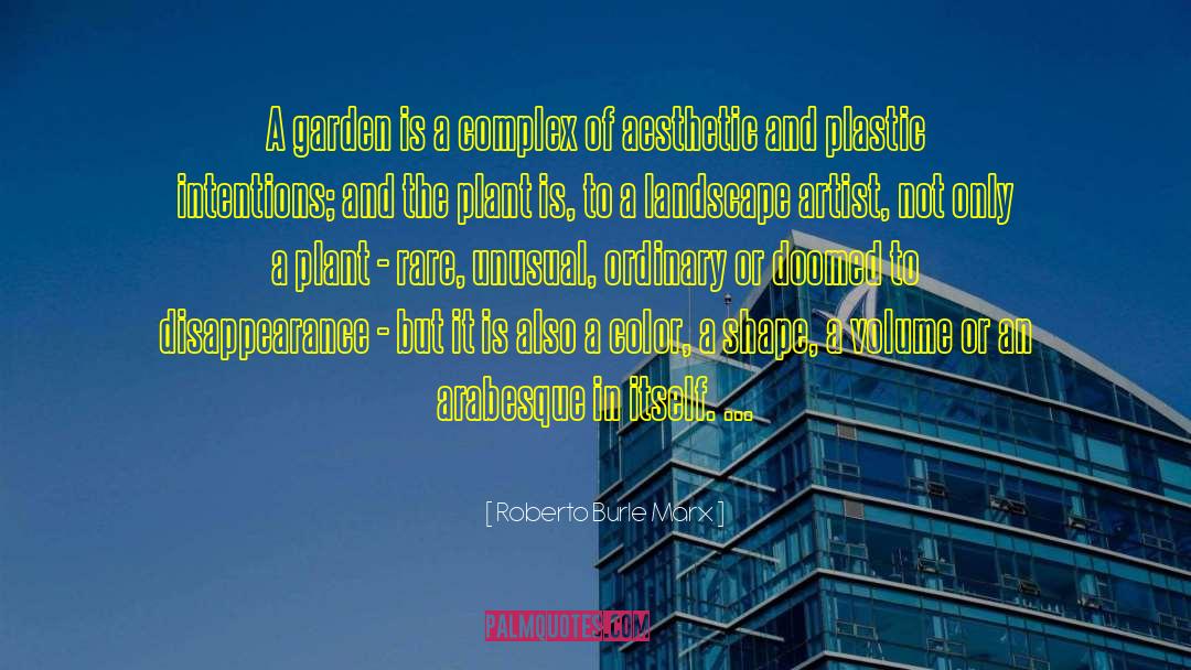 Complexes quotes by Roberto Burle Marx