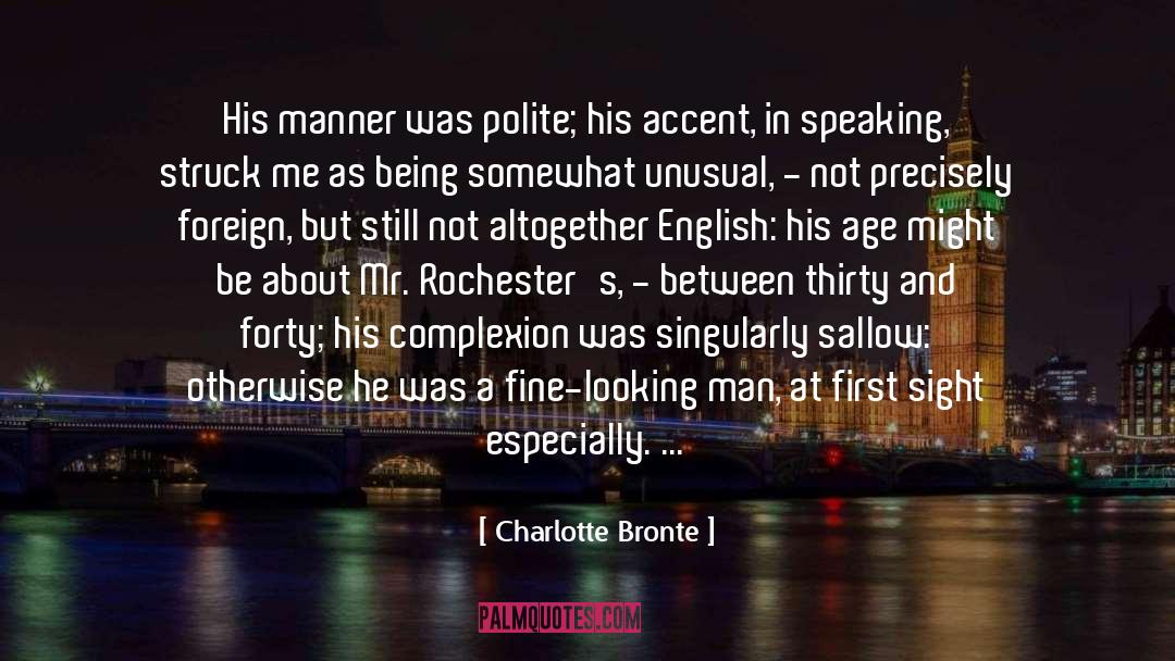 Complexion quotes by Charlotte Bronte