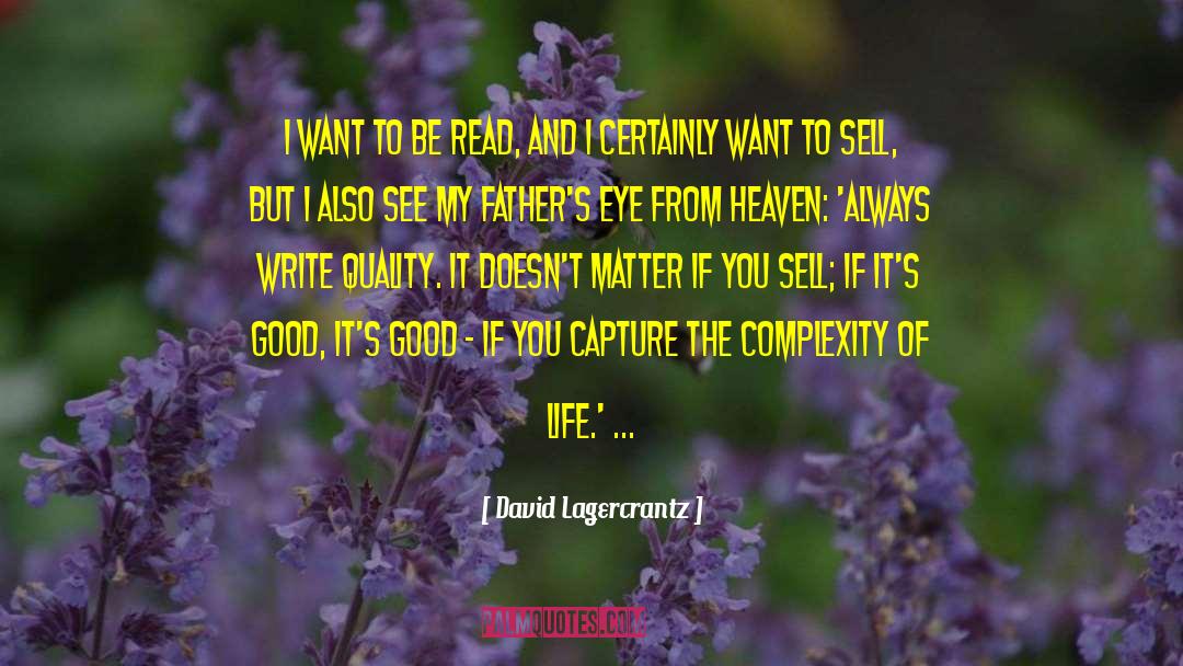 Complexity Of Life quotes by David Lagercrantz