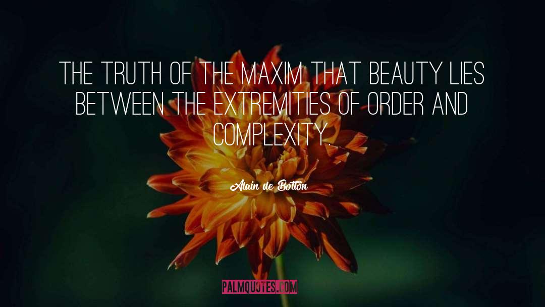 Complexity quotes by Alain De Botton
