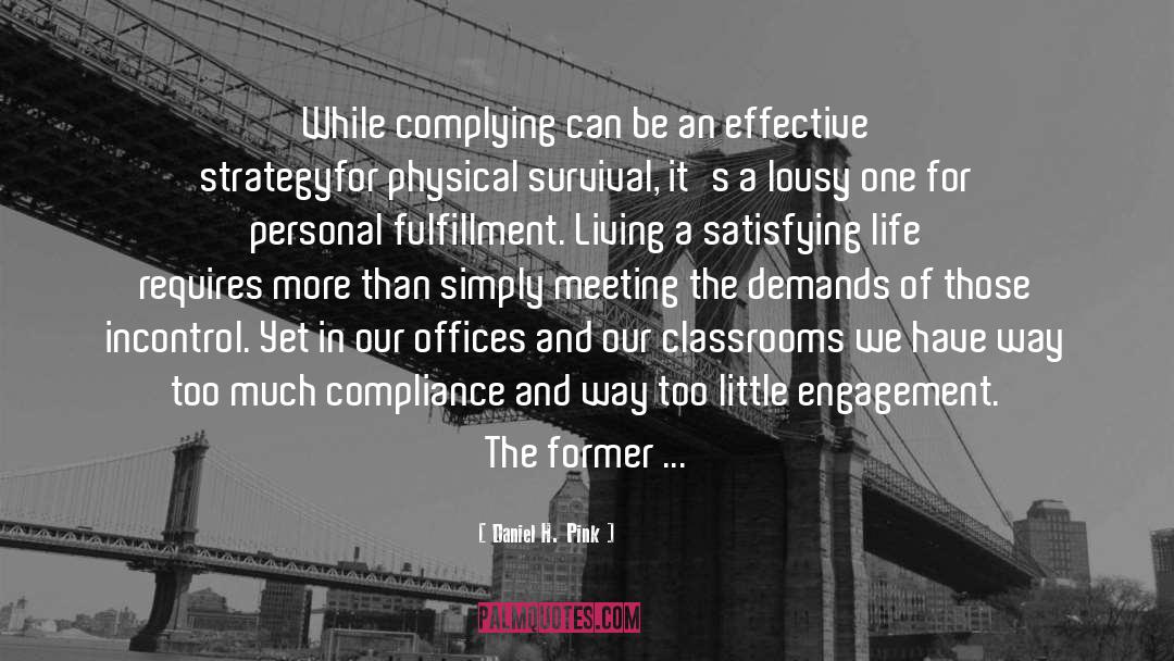 Compliance quotes by Daniel H. Pink