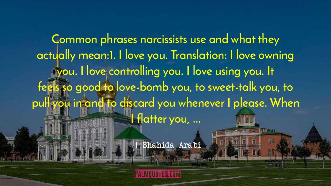 Compliant quotes by Shahida Arabi