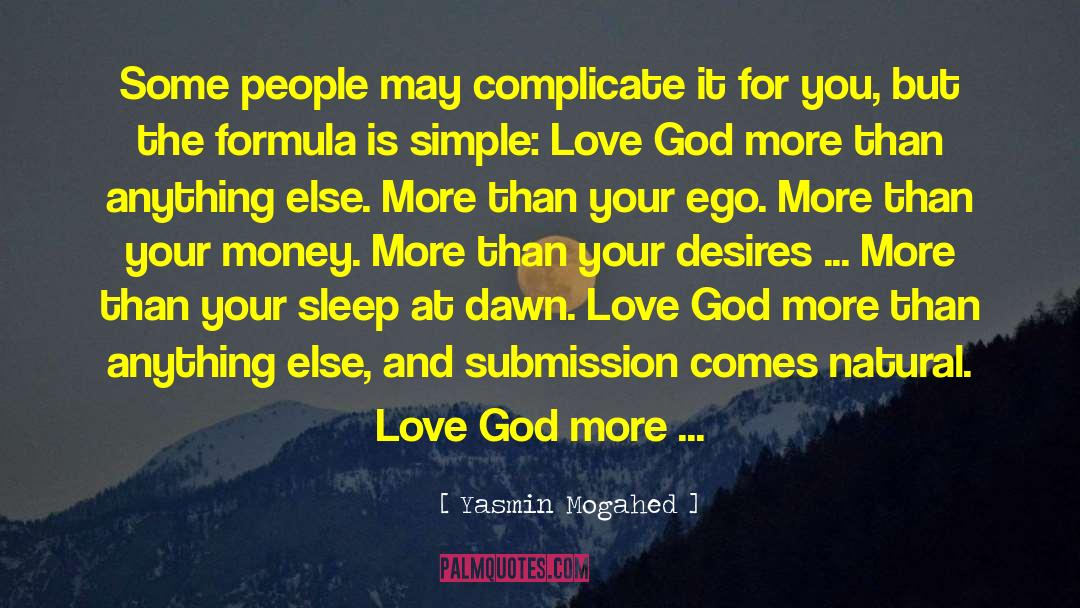 Complicate quotes by Yasmin Mogahed