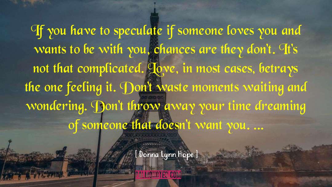 Complicated Love quotes by Donna Lynn Hope
