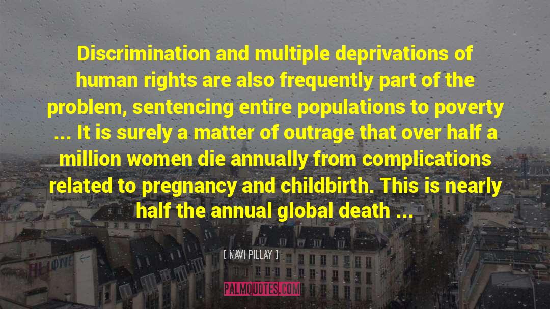 Complications quotes by Navi Pillay