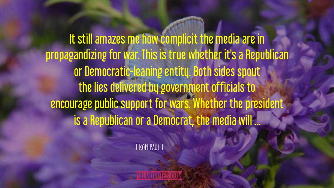 Complicit quotes by Ron Paul