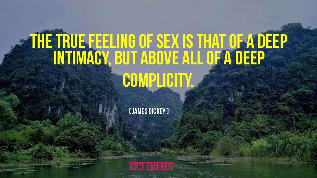 Complicity quotes by James Dickey