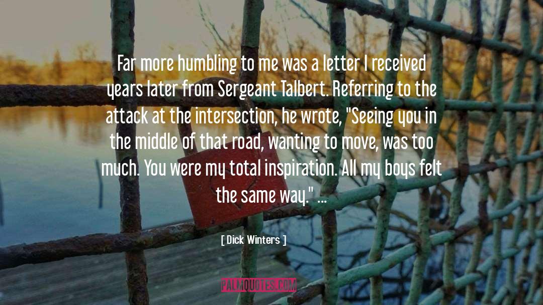 Compliments quotes by Dick Winters