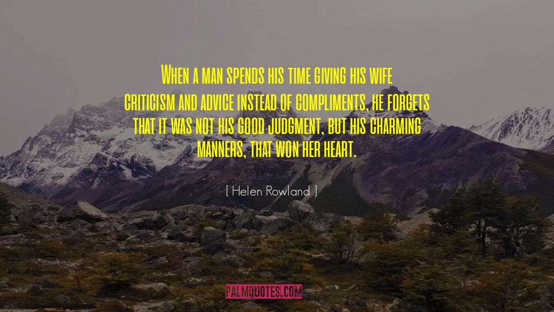 Compliments quotes by Helen Rowland