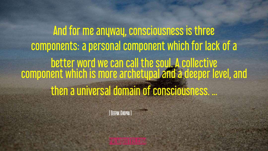 Components quotes by Deepak Chopra