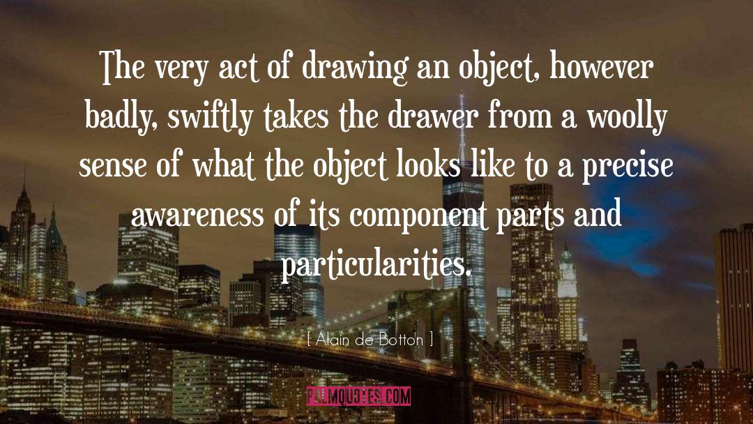 Components quotes by Alain De Botton