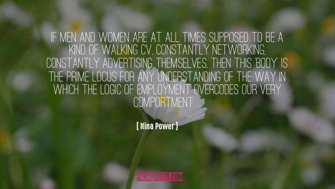 Comportment quotes by Nina Power